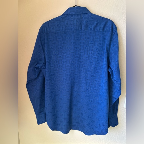 Bright blue button down - Picture 4 of 4